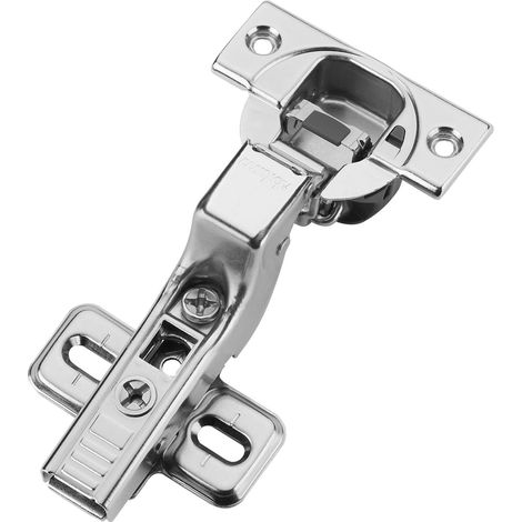 BLUM Topfband 110° mit Schließautomatik inkl. Montageplatte 173L6100, Innenanschlag 71B3750, Set (1/5)