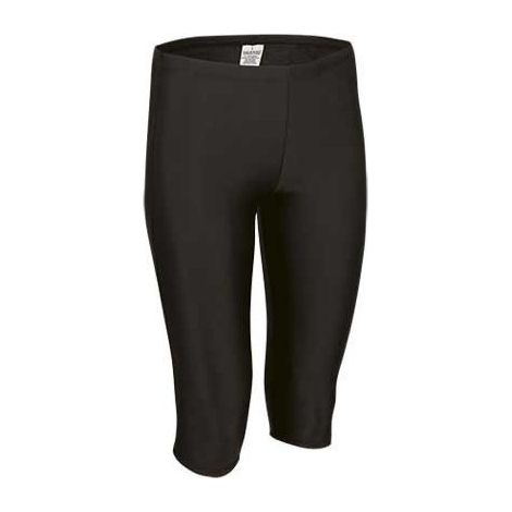 Malla deportiva para mujer 3/4 VALENTO Pilates S Negro