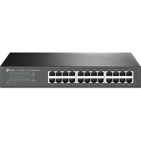 Switch TP-Link TL-SG1024D No administrado Gigabit Ethernet (10/100/1000) Gris