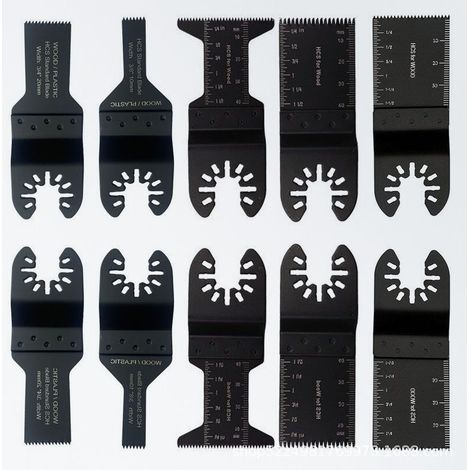 Kit de 60 lames de scie oscillantes universelles en bois compatibles (34mm) (1/5)