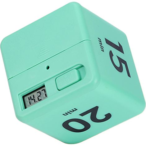 Cube Timer - Flip Timer with Gravity Sensor - 15 20 30 60 Minutes - for Kids Study Cooking Exercise Games - 1 Piece (1/5)