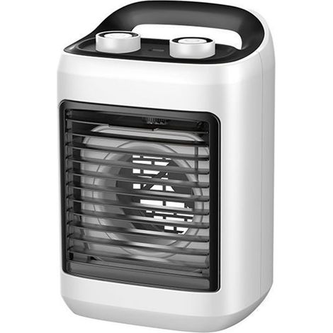 Ventilateur Climatique Portable Mini AC ABS PC Silencieux Humidificateur USB Bureau Chambre 130x65x180mm (1/4)