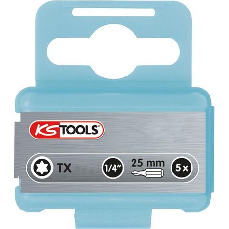 KS Tools 1/4 EDELSTAHL Bit Torx, 25 mm, T20, 5er Pack (1/3)