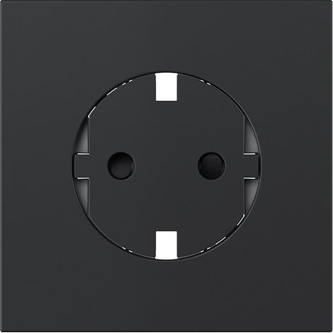 Couvercle pour prise Schuko CLEAN modulaire noir mat Simon 360 (1/5)