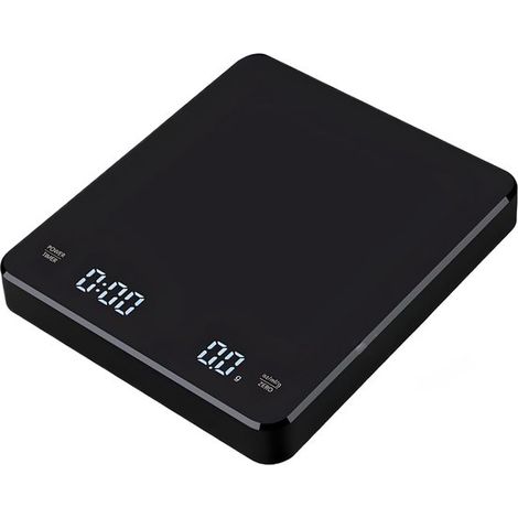 Balanza digital para café, con temporizador automático, Balanza recargable café filtro, Balanza cocina digital portátil, 3 unidades, Pantalla LED (1/5)