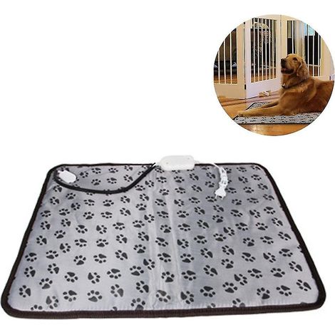 Tapis chauffant pour animaux de compagnie, coussin chauffant imperméable, chauffe-tapis chauffant