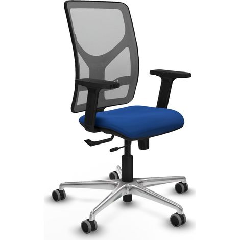 Silla piqueras y crespo Motilla gris cuero sintético confort (1/2)