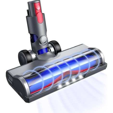 Spazzola di ricambio compatibile con gli aspirapolvere Dyson V7, V8, V10, V11 e V15 – Spazzola a trasmissione diretta con 4 LED per pavimenti duri e tappeti. (1/3)