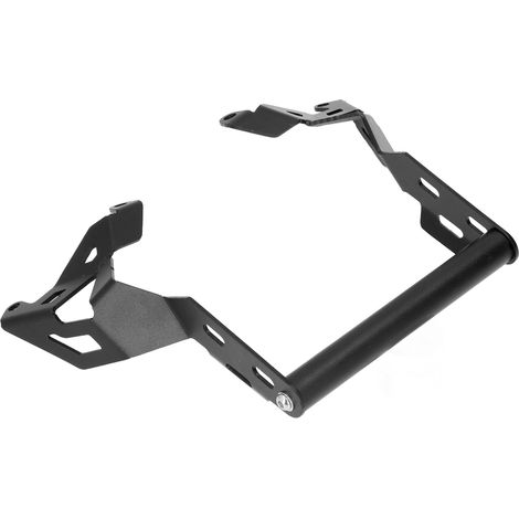 Excenteur de support téléphone moto Tiger 800 - Barre carbone 22mm pour GPS et smartphone - Modèle noir (1/5)