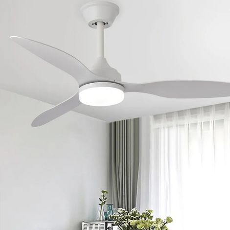 Ventilateur de Plafond LED 106 cm avec Éclairage Dimmable, Télécommande, Contrôle APP, 6 Vitesses, Plafonnier Ventilateur pour Chambre, Salon et Salle à Manger (1/5)
