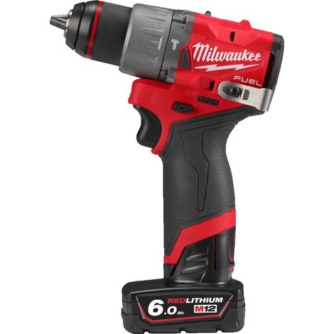 Trapano Avvitatore a Percussione Compatto M12 Milwaukee M12FPD2-602x 45Nm (1/5)
