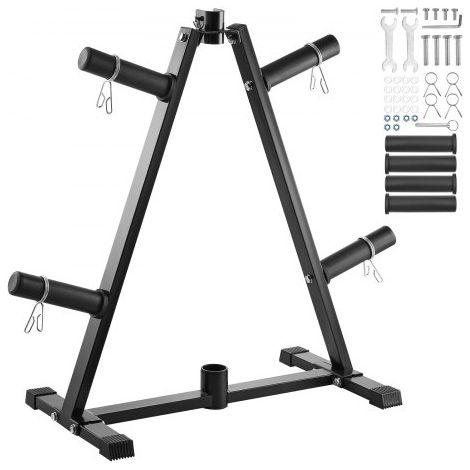 Support d'Haltères Capacité de Charge 136 kg Rack de Rangement (1/5)