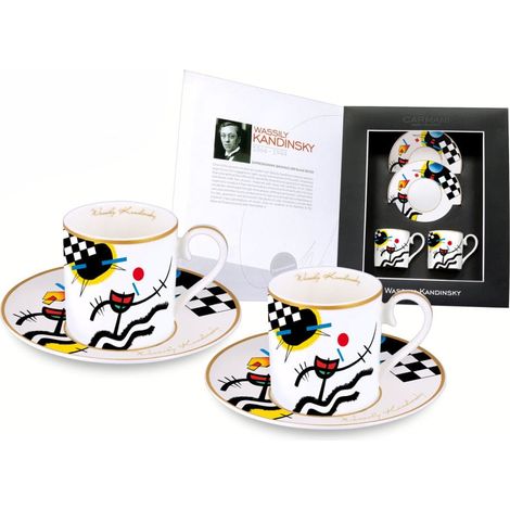 Set di 2 tazzine da caffè espresso Carmani - Wassily Kandinsky.