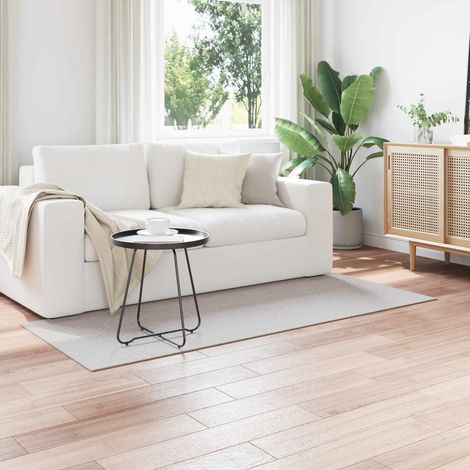 Bereichsteppiche LUGO Creme und Grau 80 x 150 cm Polyester