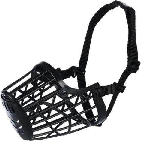 Muselière Plastique Taille,muselière pour chien, muselière anti-morsure pour animaux de compagnie, muselière anti-aboiements pour animaux de compagnie (Taille:20cm) (1/5)