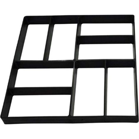 Concrete Paving Mold for Paths, Reusable Paving Mold for DIY Paving Driveway Garden Patio Terrace Brick 40x40cm