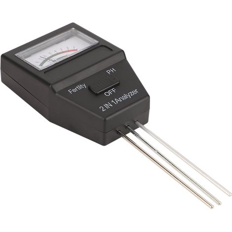 Boden-pH-Meter: Präzise Messung, multifunktional, klein und leicht, 2-in-1-Bodenmessgerät zur Bestimmung von Feuchtigkeit und Licht-pH-Wert (1/5)