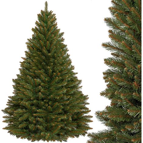 ALBERO DI NATALE ARTIFICIALE ABETE DEL CAUCASO 200 cm naturale denso come vivo PREMIUM