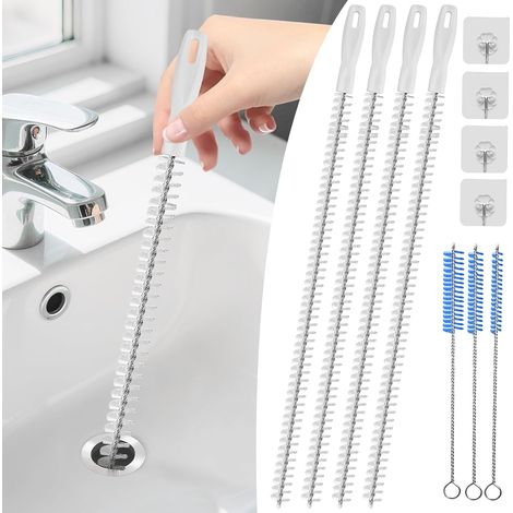 4 Pièces 45cm Brosse Canalisation, Goupillon Canalisation Flexible (1/5)