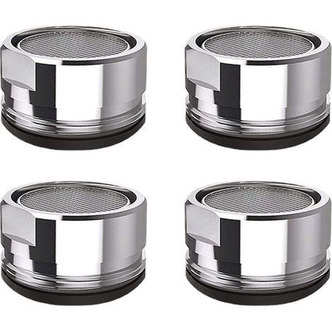 Stück Edelstahl-Wasserhahn-Luftsprudler, Wasserhahnfilter, Küchen- und Badezimmer-Wasserhahnfilter (24 mm) (1/5)