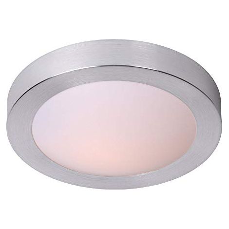 Lucide 79158/02/12 Fresh - Plafoniera IP44 2 x E27, Diametro 35 cm, Alluminio (1/4)