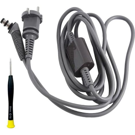 Cordon d'alimentation pour fer à friser, accessoires de réparation spéciaux, prise UE, comme illustré (1/5)