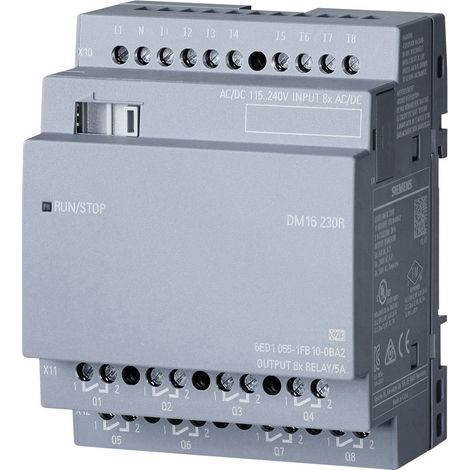 Siemens LOGO Erweiterungsmodul DM16 230R 6ED10551FB100BA2 (1/4)