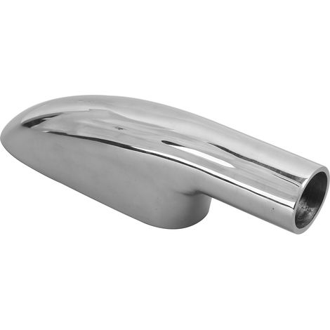 Silbernes Edelstahl-Bootsgeländer (90°) für Yachten, Handlaufbasis 25 mm / 0,98 Zoll (1/5)