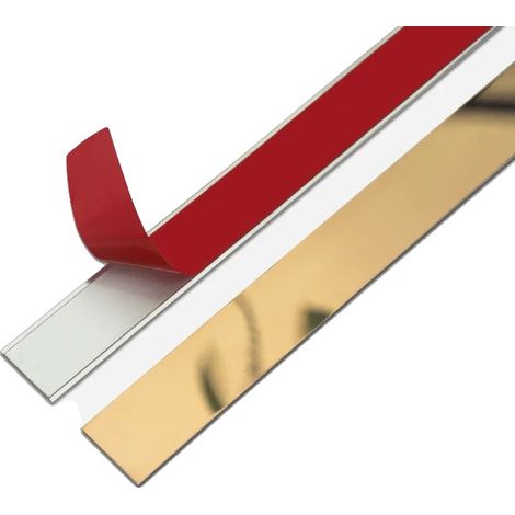 Metallstreifen, selbstklebend, Spiegeleffekt, Glänzendes Roségold3M, 4cm (1/2)