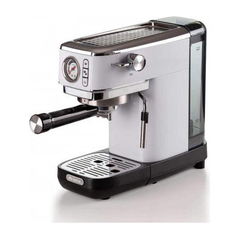 Ariete 1381/14 Macchina Da Caffè Con Manometro, Compatibile Con Caffè In Polvere E Cialde Ese, 1300 W, Capacità 1,1 L, 15 Bar Colore Bianco (1/5)