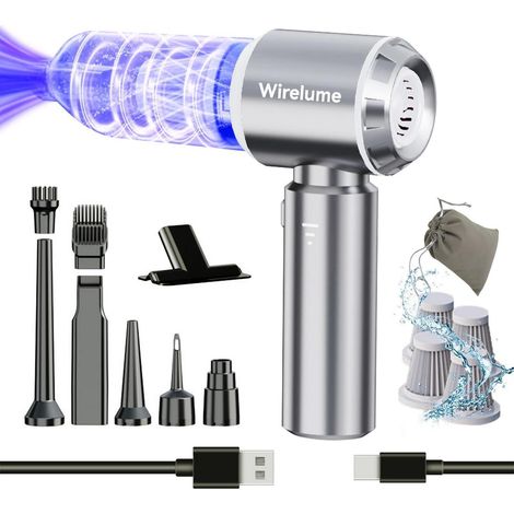 Akku Handstaubsauger 22000 Pa, kabellos, 4-in-1, leicht, für Auto & Haushalt (1/5)