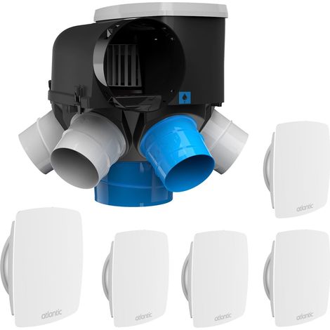 Kit Vmc Autocosy Atlantic Vmc Auto-réglable Et Intelligente Pour 6 Sanitaires - Atlantic