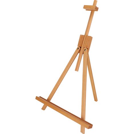 Chevalet miniature en bois, trépied HJ-6 en hêtre, présentoir publicitaire de bureau pour peinture à l'huile (1/5)