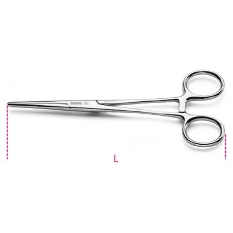 Pinzetta autobloccante  becchi arrotondati beta 1002 - 160