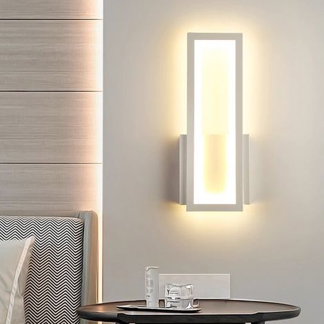 Appliques LED, Lampe de chevet moderne, Applique LED, Éclairage décoratif d'intérieur, Lumière chaude 3000 K (1/5)