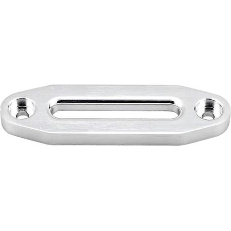 Guide-câble de treuil 6 pouces 12000, émerillon en aluminium argenté (1/5)