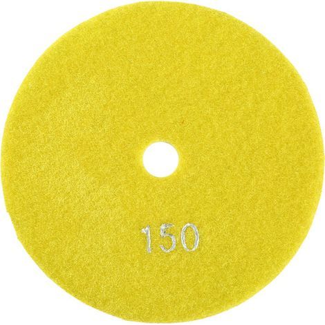 Disques de polissage diamantés humides 5 pouces 125mm pour granit, béton, marbre - Lot de 150 (1/3)