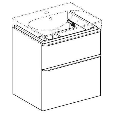 Geberit Smyle Square Waschtischunterschrank, 500352,