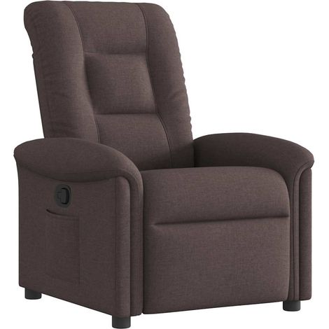 Maison Exclusive - Relaxsessel Dunkelbraun Stoff