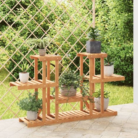 Support à fleurs，Étagère à Fleurs，Banc à Fleurs 110x25x73 cm bois massif de sapin VDVM696716 (1/5)