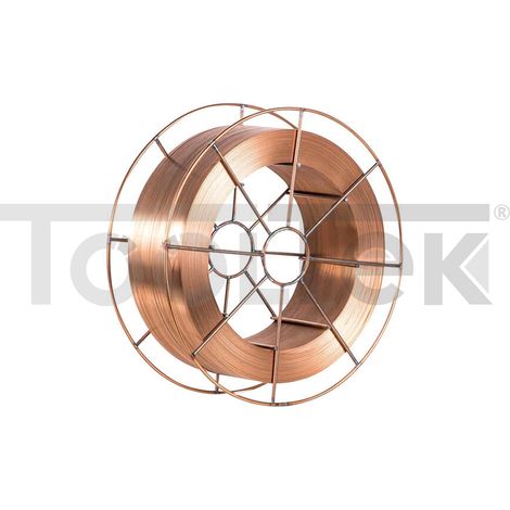 BOBINA FILO RAMATO 0,8mm 15Kg SALDATURA GAS ACCIAIO SALDARE SALDATRICE