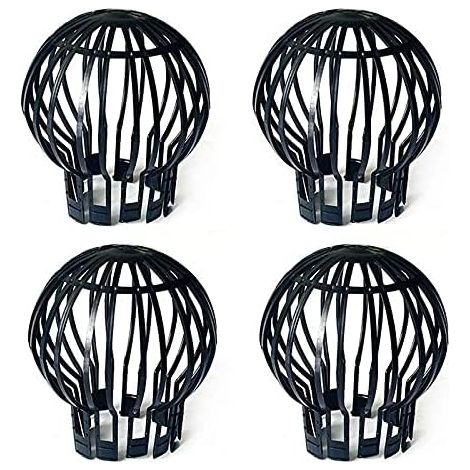 Dachrinnenabdeckungen – 4er-Pack – Robustes Polypropylen – Filtert Laub und Schmutz – Für Haus und Garten – 11 x 14,5 cm (1/5)