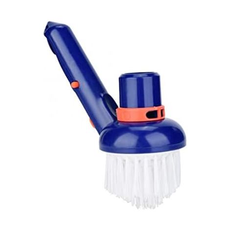 Brosse de nettoyage pour piscine, brosse de nettoyage d'angle pour marches de piscine, spas et jacuzzis (1/5)