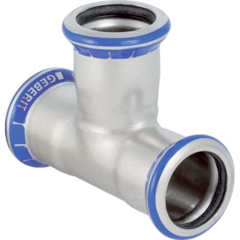 Geberit Mapress raccordo a T in acciaio inossidabile uguale (esente da LABS), DN 25, 81005