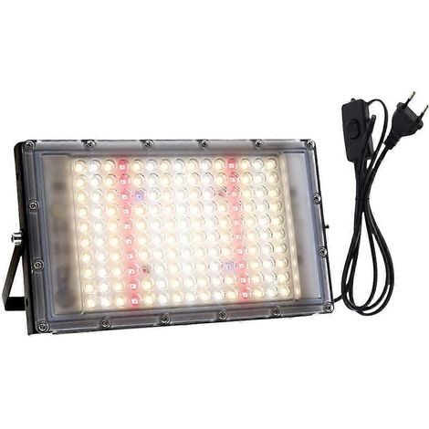 Lampe de culture LED à spectre complet pour plantes d'extérieur et culture hydroponique - UE 300 W (1/4)