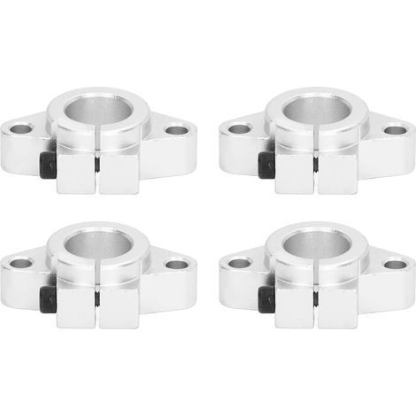Schienenführungshalterung aus Aluminiumlegierung, Linearwellenhalterung für Präzisionsgeräte SHF16, 4 Stück (1/5)