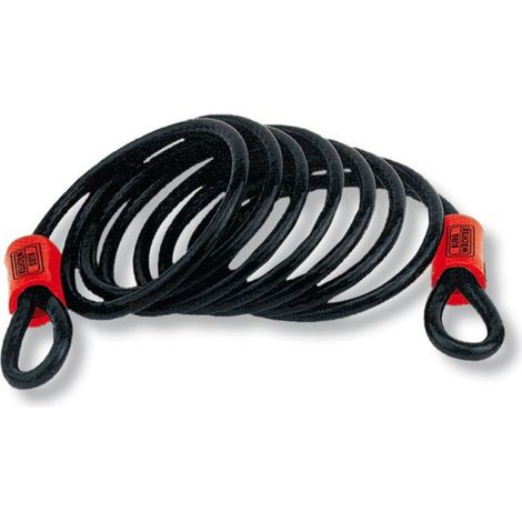 Burg-Wächter Cable de seguridad en espiral 5 m negro