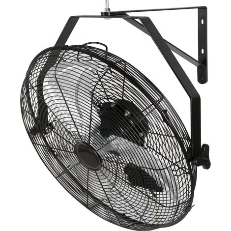 Mophorn – Ventilateur mural oscillant 57 cm – 4150 CFM – 3 vitesses – Étanche IP44 – Moteur en cuivre 90W – Circulation d'air pour espaces extérieurs