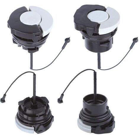 Pieces Fuel Tank Cap for Chainsaw MS210 MS230 MS240 MS250 MS260 MS192 MS211 MS171 MS181 MS200 MS360, Oil Filler Cap (2 Fuel Caps and 2 Oil Caps)