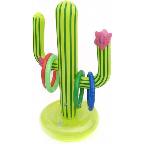Aufblasbarer Kaktus-Becherhalter für den Pool – Poolparty-Accessoires (1/5)